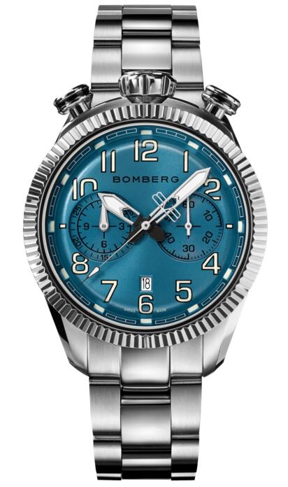 Review Bomberg BB-68 SMOKED LIGHT BLUE NS44CHSS.204.9 Fake watch - Click Image to Close